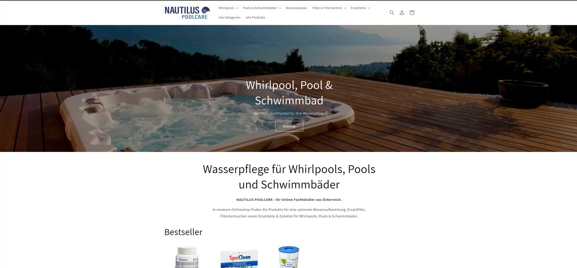 Referenz nautilus-poolcare.at